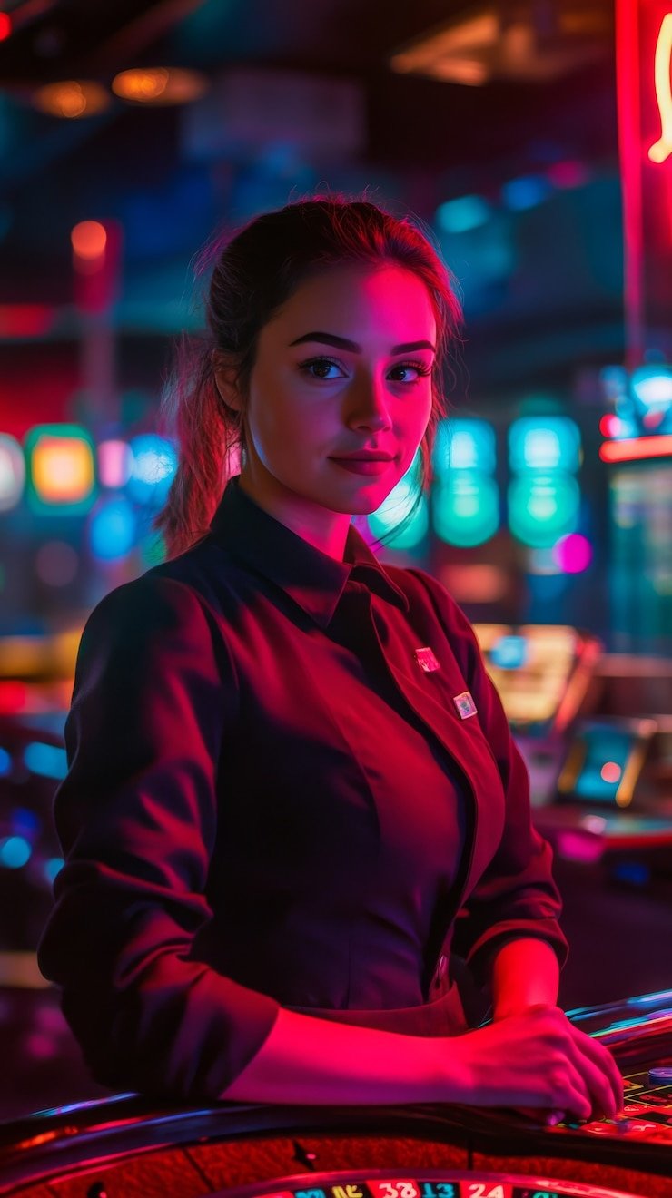 Layar live casino dengan dealer profesional dan opsi ruang berbeda